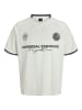 JACK & JONES Junior T-Shirt JCOCOVER RETRO FOOTBALL TEE S/S JNR in cloud dancer