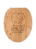 Mr. & Mrs. Panda WC-Brille Wombat mit Spruch in Transparent