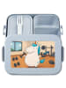 Mr. & Mrs. Panda Lunchbox Einhorn Fitness Design ohne Spruch in Blau Pastell