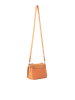 FELIPA Damen Schultertasche Aus Leder in Orange