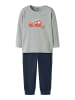 name it Schlafanzug NMMNIGHTSET GREY FIRETRUCK in grey melange