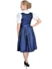 Edelnice Midi Dirndl 2-teilig in blau, gold