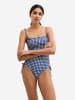 Marc O'Polo Badeanzug Shiny in navy peony check