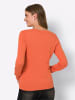 Heine Rundhals-Pullover in orange