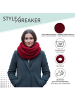 styleBREAKER Strick Loop Schal in Altrose