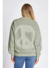 ZHRILL Sweatshirt ZHMINSA OLIVE in OLIVE