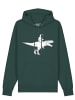 wat? Apparel Sweatshirt Astronaut on T-Rex in Glazed Green