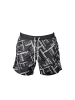 Karl Lagerfeld Schwarze Polyester-Badeshorts
