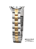 Regent Analog-Armbanduhr Regent Metallarmband silber, gold klein (ca. 18,5mm)