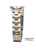 Regent Armbanduhr Regent Metallarmband silber, gold extra groß (ca. 18,5mm)