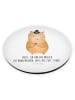 Mr. & Mrs. Panda Rund Magnet Hamster Hut mit Spruch in Weiß