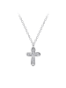 Alexander York Kette mit Anhänger KREUZ in 925 Sterling Silber, 2-tlg.