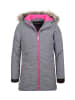 Trollkids Winterjacke "Lifjell" in Grau / Magenta