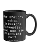 Mr. & Mrs. Panda Tasse Stiefkindliebe mit Spruch in Schwarz