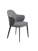 Angel Cerdá Stuhl 4102 in Grau/Braun – (B)60 x (H)83 x (T)63 cm