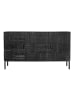 Giner y Colomer Sideboard aus Mangoholz und Eisenbeinen in Brown