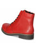 rieker Schnürstiefel in red