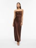 Vila Maxikleid in Shaved Chocolate