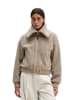 Marc O'Polo Teddy-Blouson regular in Stone Taupe Melange