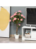 Outsunny künstliche Pflanzen-18L x 18B x 90H cm-Rosa