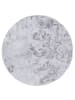 Pergamon Fellteppich Luxus Super Soft Plush Rund in Hellgrau
