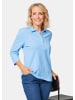 GOLDNER Poloshirt Poloshirt in hochwertiger Pikee-Qualität in himmelblau