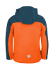 Trollkids Fleece Jacke "Trollheimen" in Mystik Blau / Orange