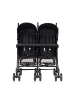 Chipolino Zwillingswagen Double Point in schwarz