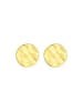 Elli Ohrringe 375 Gelbgold Kreis, Plättchen in Gold