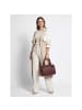 Lazarotti Bologna Leather Bowling-Bag Handtasche Crossbody Leder 26 cm burgundy