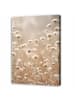 WALLARENA Leinwandbild Blumen in Beige