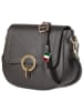 Florence Florence Umhängetasche Leder schwarz ca. 23cm
