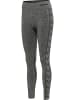 Hummel Leggings Hmlmt Una Seamless Mid Waist Tights in BLACK MELANGE