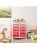 COSTWAY Rollcontainer in Rosa