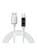 COFI 1453 Joyroom S-A55 StarFlight 66W USB-A auf USB-C Kabel 1,2 m Weiß in Weiß