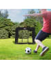 HOMCOM Fußball Rebounder,128L x 118B x 120H cm,Schwarz