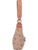 Guess Handtasche Neda Top Zip SHB Logo in Latte Logo