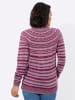 WITT WEIDEN Rundhals-Pullover in malve-orchidee-geringelt