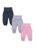TupTam Baby Mädchen Jogginghose 3er Pack in rosa/grau