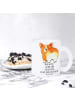 Mr. & Mrs. Panda Pott Corgi Po mit Spruch in Transparent