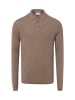 Roy Robson Strick-Poloshirt in taupe - 0001