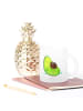 Mr. & Mrs. Panda Trinkglas Avocado Schwangerschaft ohne Spruch in Transparent