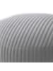 relaxdays Pouf in Hellgrau - (H)35 x Ø 50 cm