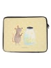 Mr. & Mrs. Panda Notebook Tasche Maus Sterne ohne Spruch in Gelb Pastell