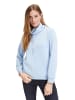 BETTY & CO Sweatpullover mit Kragen in Hellblau