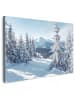 OnlyWow Leinwand Bilder Schneelandschaft