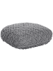 Beliani Bodenkissen BERRECHID in Grau - (W) 50 x (H) 20 x (L) 50 cm
