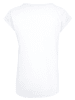 F4NT4STIC Extended Shoulder T-Shirt Geometrics in weiß