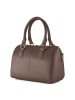 Lazarotti Bologna Leather Bowling-Bag Handtasche Crossbody Leder 26 cm in taupe