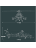 Reobrix WZ10 Helikopter Klemmbaustein Modell 1366 Teile